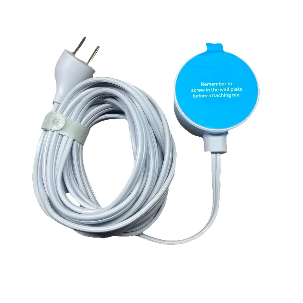 OEM Google Nest Cam‎ Outdoor 16ft USB Power Cable Adapter NC2100ES A0038 White